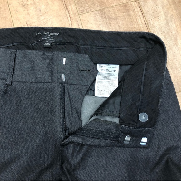 Banana Republic Jackson Fit GREY Pants Size 8 - 28inch inseam - Picture 3 of 7